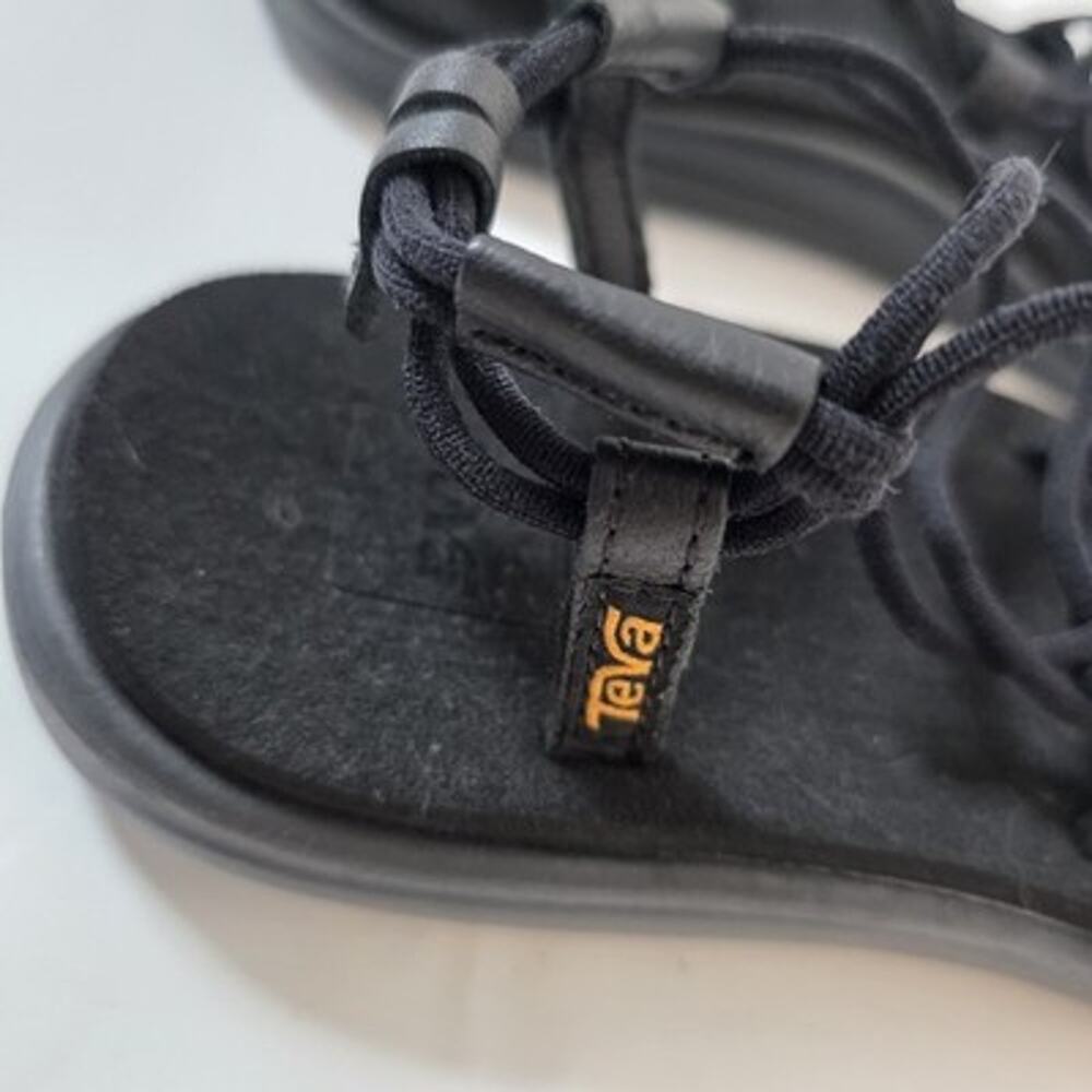 Teva Womens Size 7 Voya Infinity Strappy Sandals Black 1019622 Mush Topsole - Picture 6 of 16